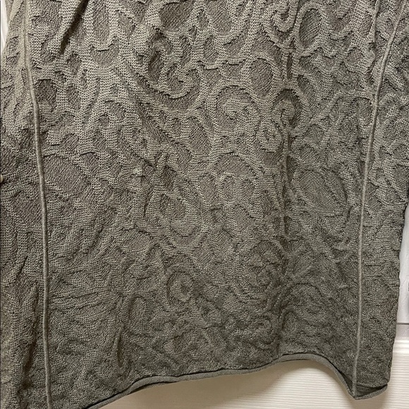Armani Collezioni | Wool/Rayon Blend| Pullover |Gray/Green | Knit Sweater|Size L - Picture 3 of 14